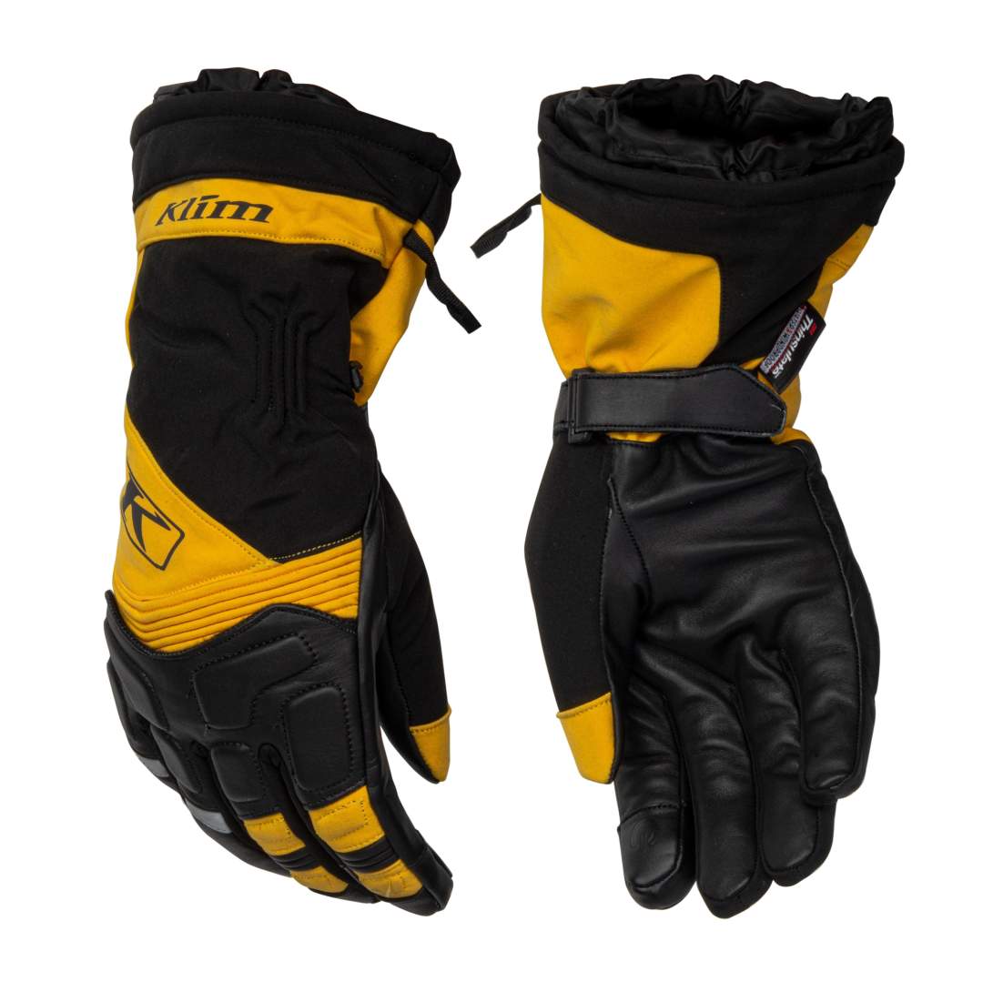 Перчатки для снегохода KLIM Elite №1 yellow (L)