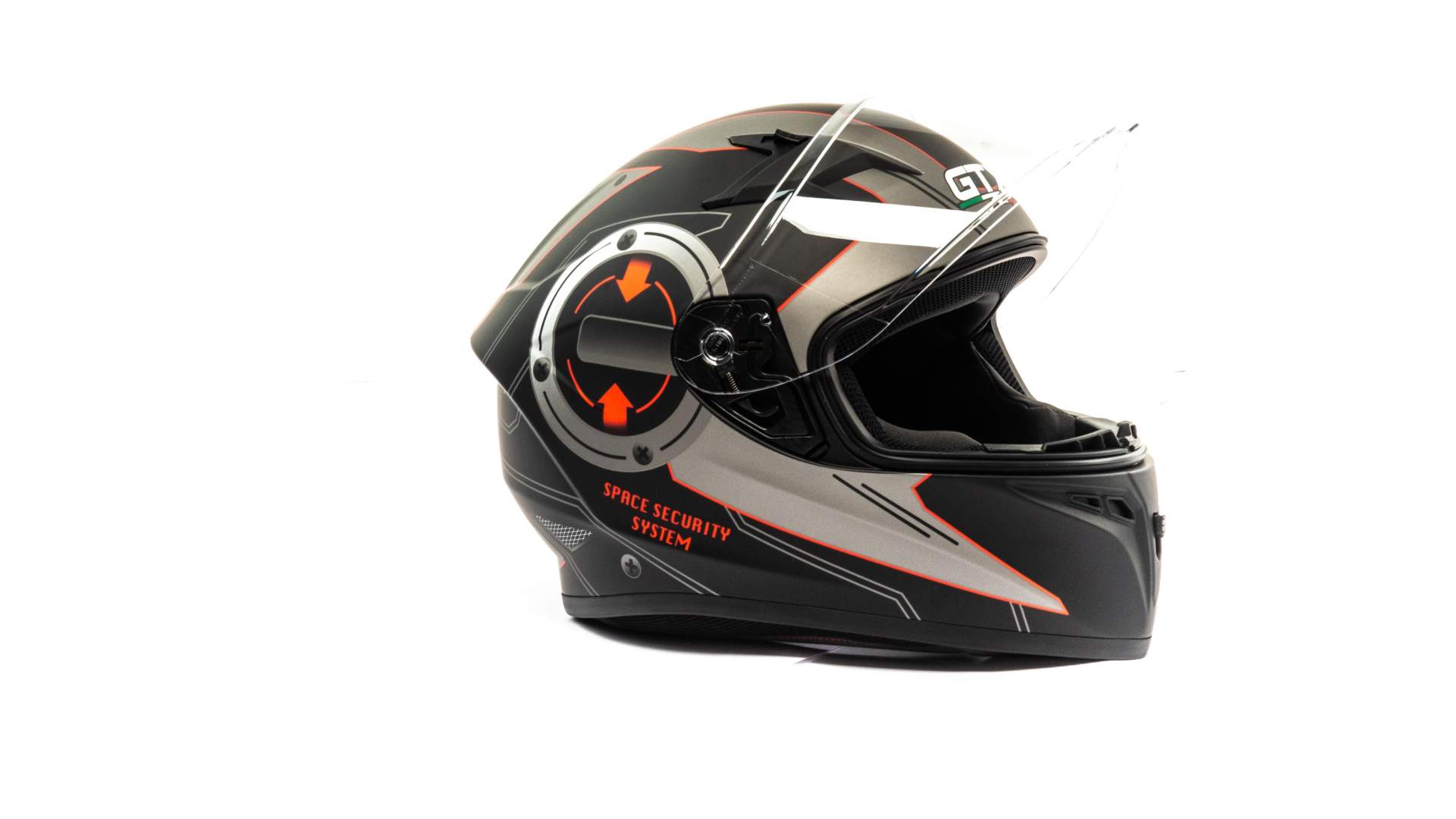 Шлем мото интеграл GTX 578 №5 (XL) BLACK/GRAY/RED